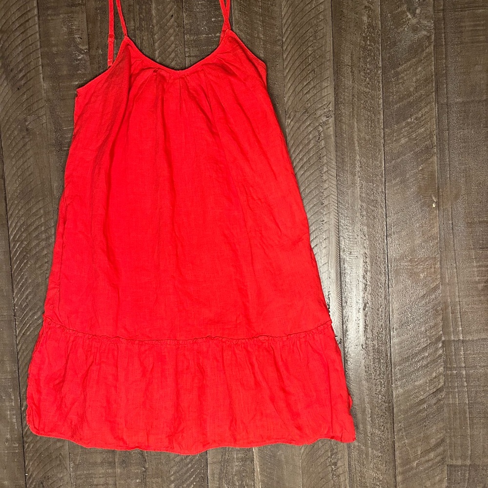 GAP Vibrant Red Sleeveless Dress